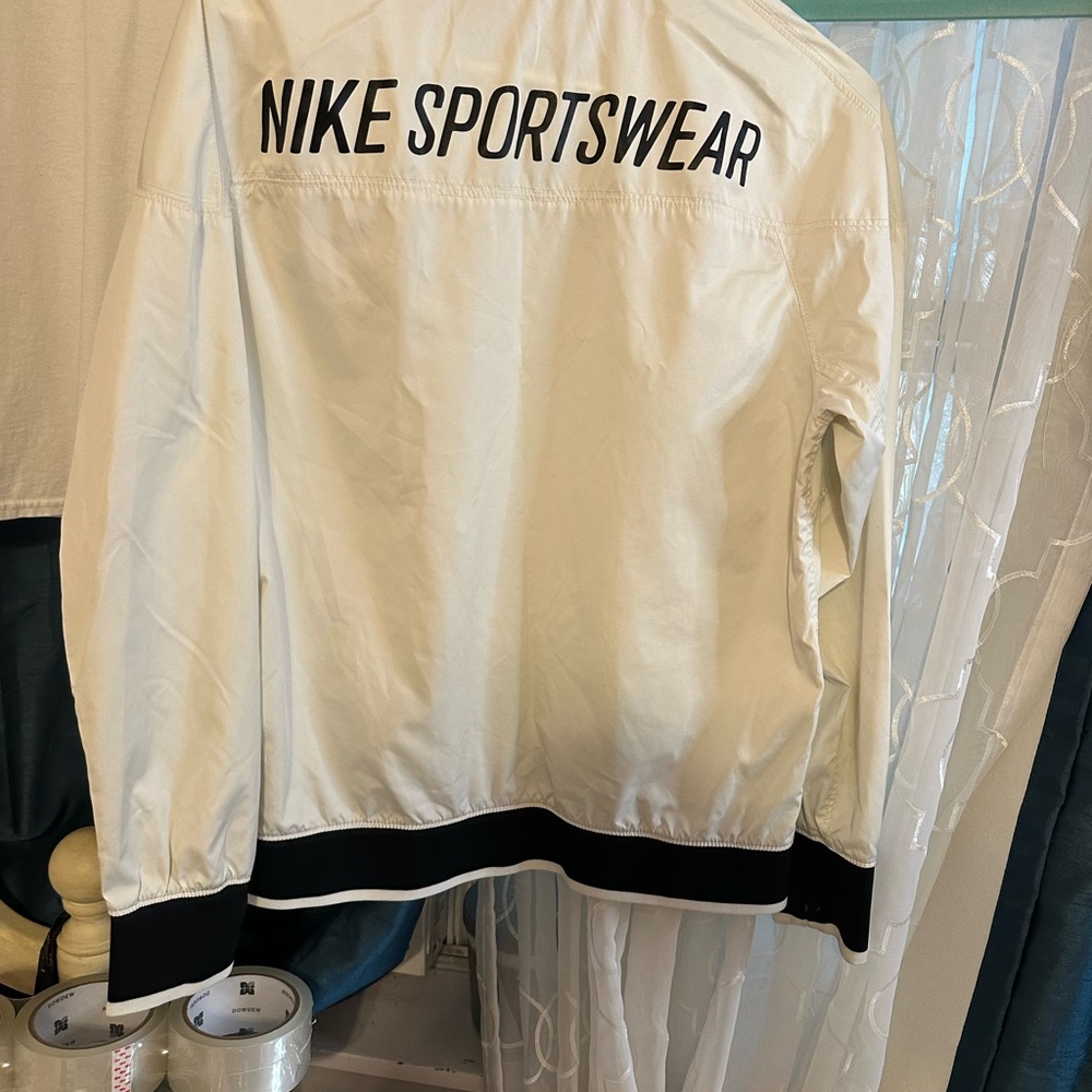 Vintage Nike Black and White Zip-Up Red Label Jacket - Picture 6 of 7